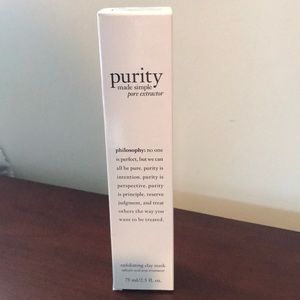 Purity made simple pore extractor mask